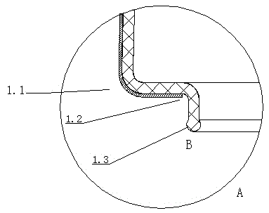 Method for assembling glass body of heating explosion proof glass