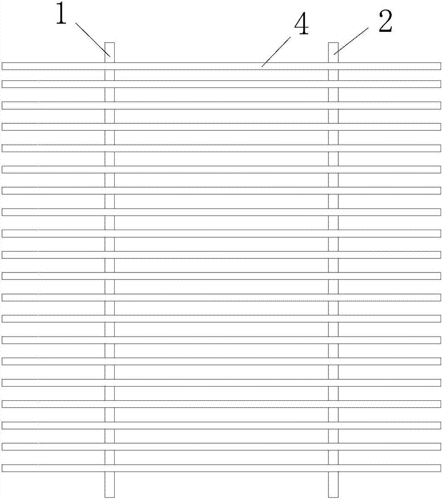 Assembly type horizontal grid cocooning frame