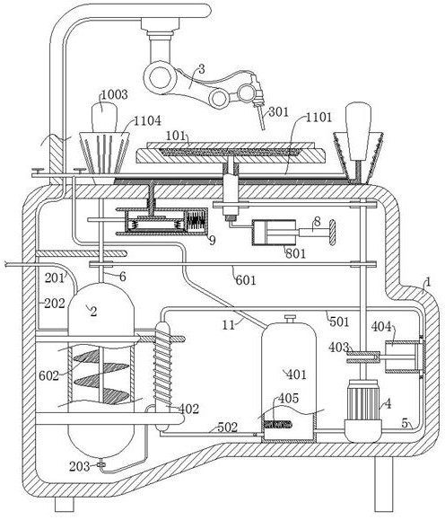 Electric component manufacturing apparatus and manufacturing method for semiconductor device production