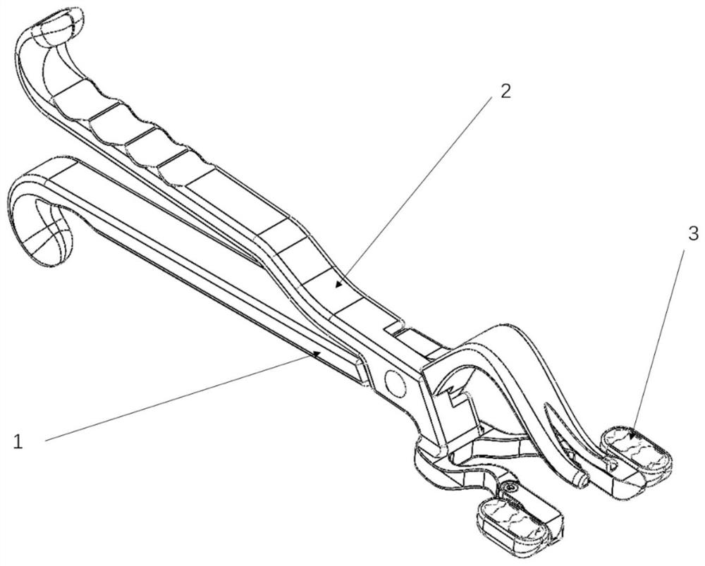 A special holding forceps for maxillary le Fort I osteotomy and using method thereof