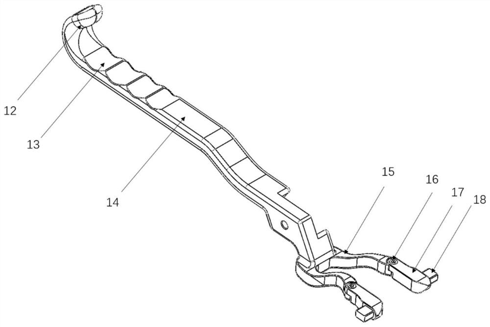 A special holding forceps for maxillary le Fort I osteotomy and using method thereof