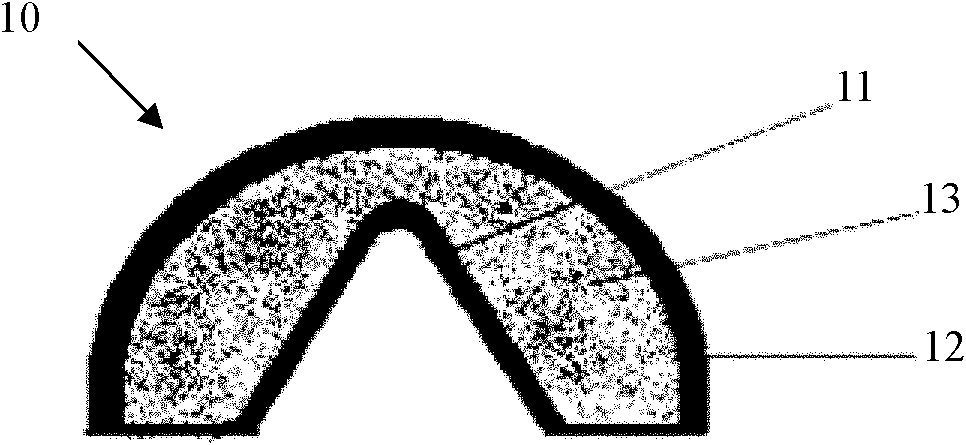 Cumulative cutting method for wall-thickness variable metal component with bent cross section