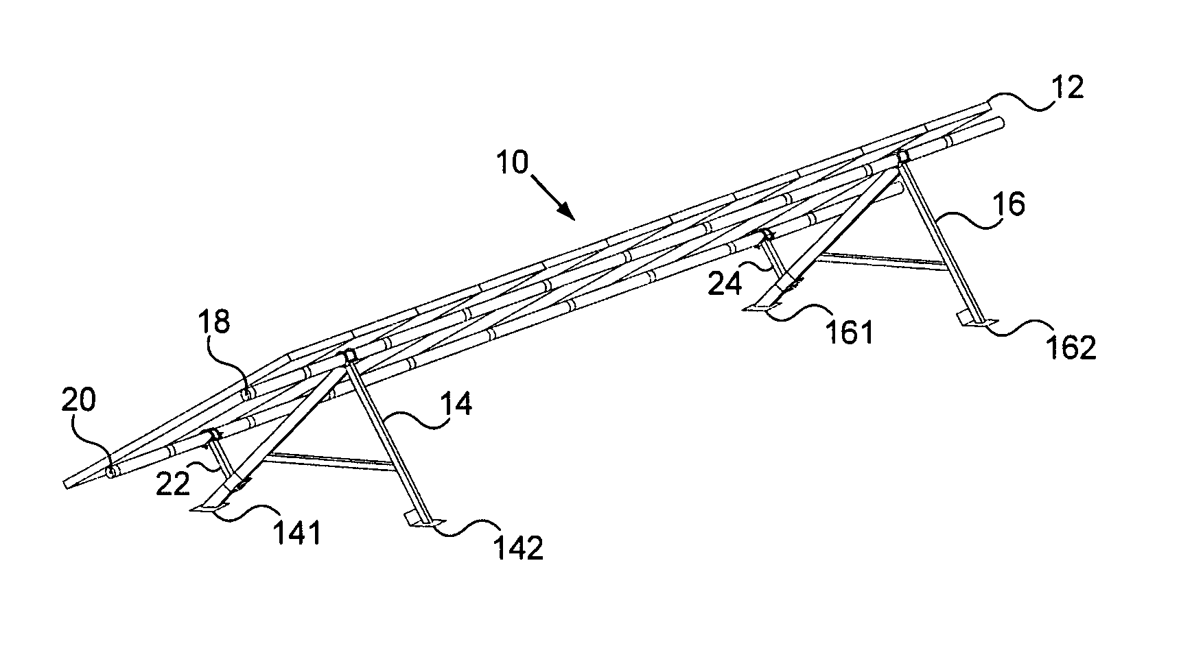 Solar array mounting system with universal clamp