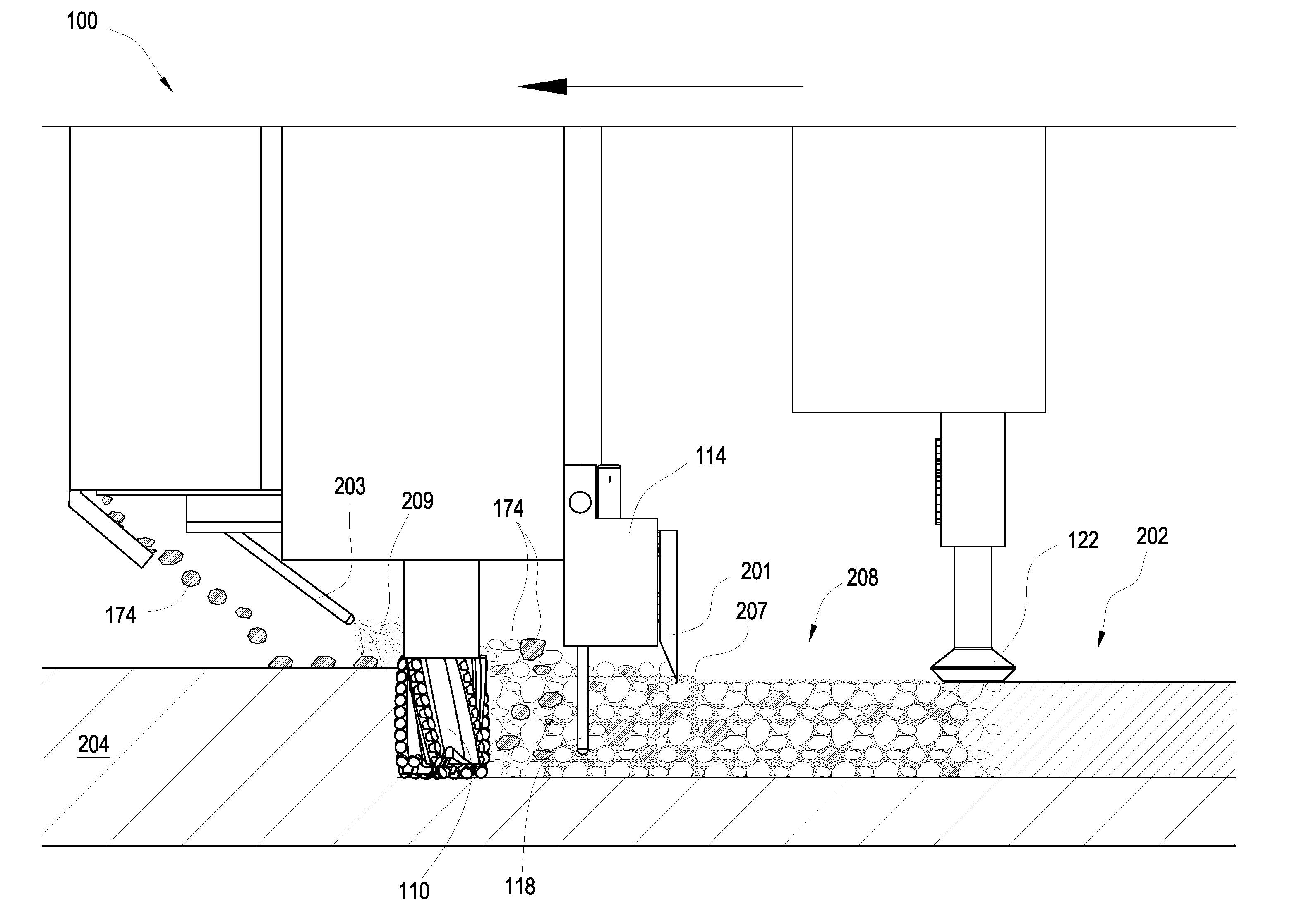 Method for depositing pavement rejuvenation material into a layer of aggregate