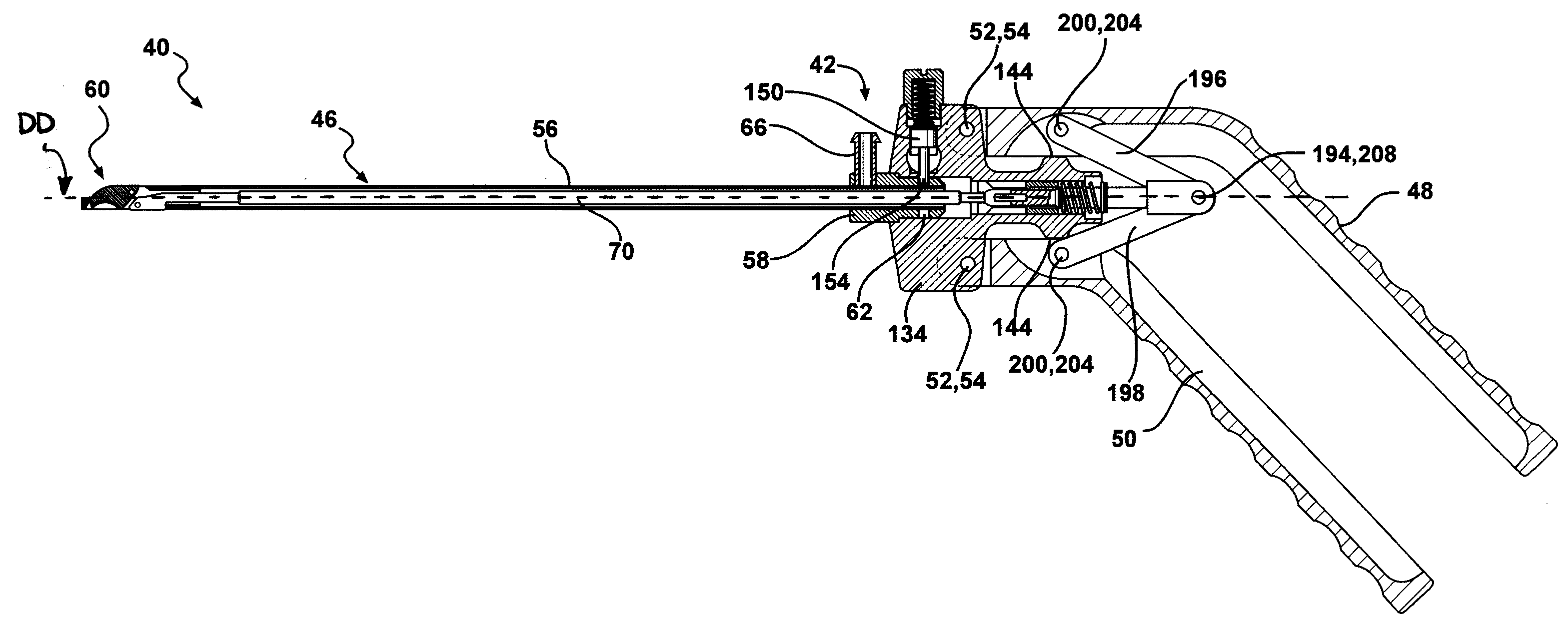 Forceps for performing endoscopic or arthroscopic surgery