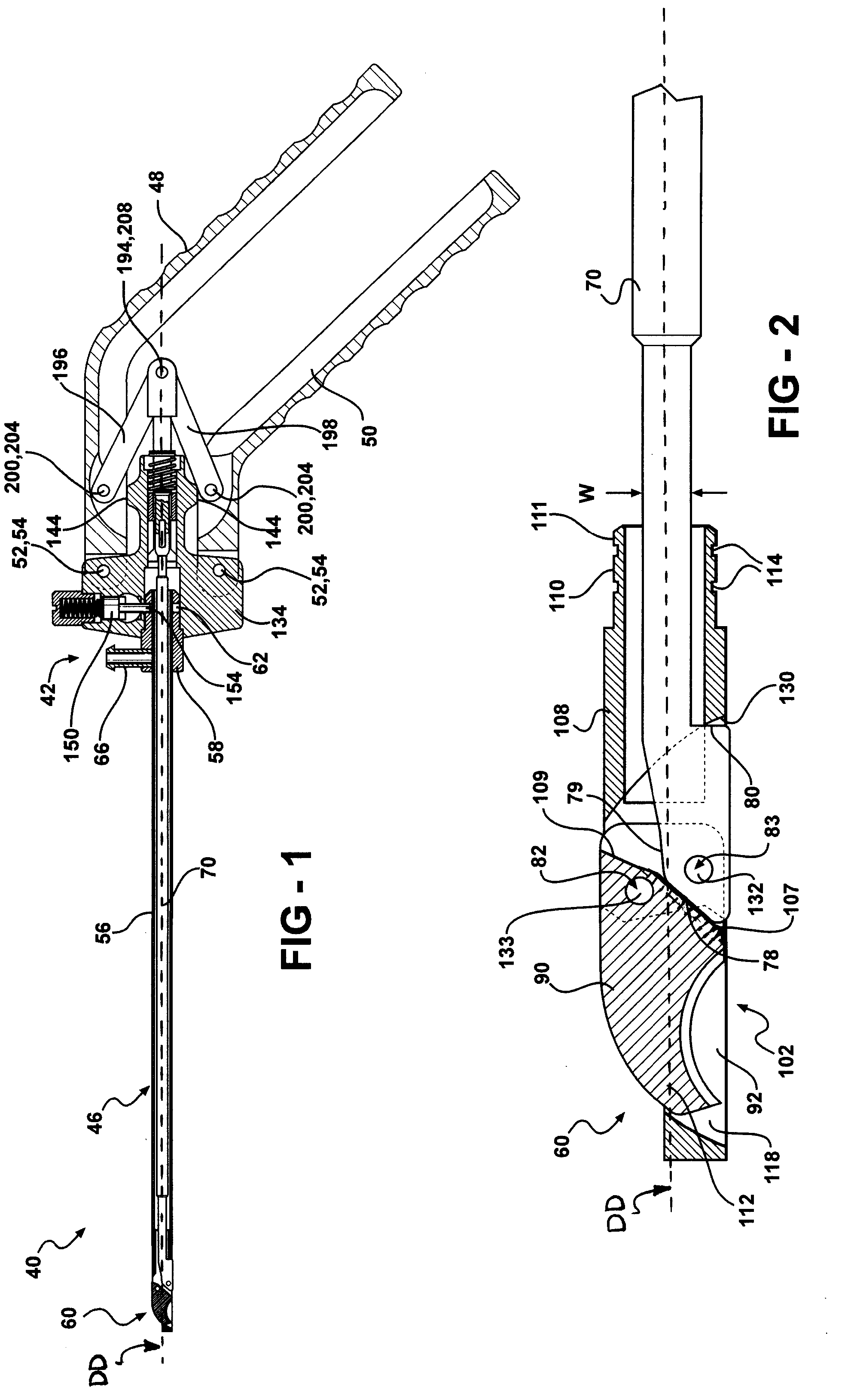 Forceps for performing endoscopic or arthroscopic surgery