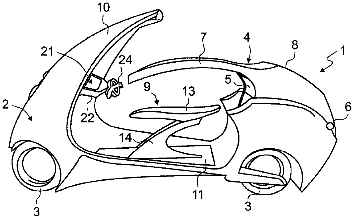 Rider's seat for two-wheeled vehicle