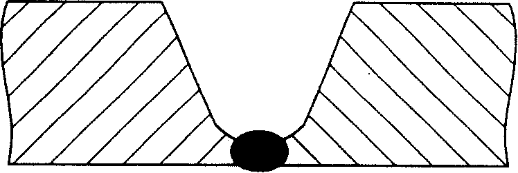 Assembly method of positioning chock for ensuring gap at root parts butt jointing tubes in use for welding