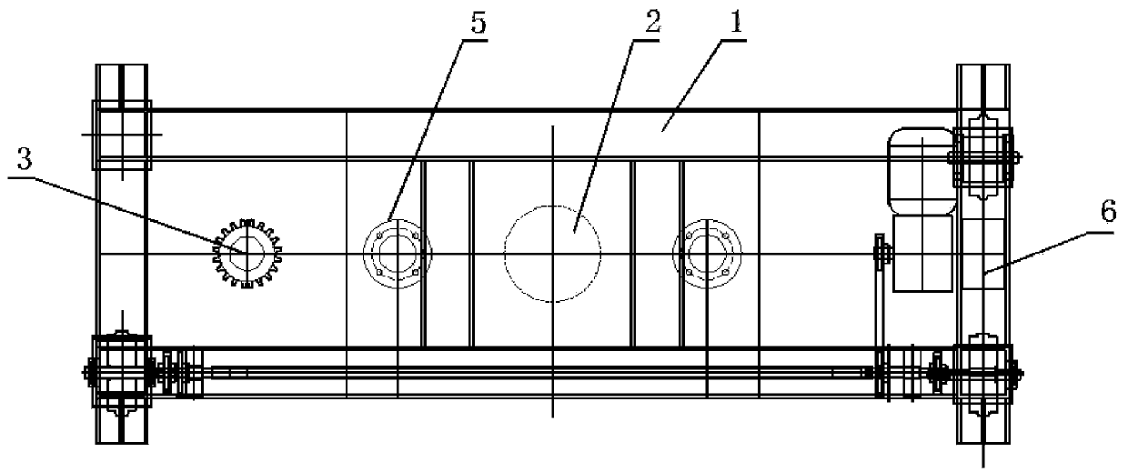 Bridge type refuse compression device