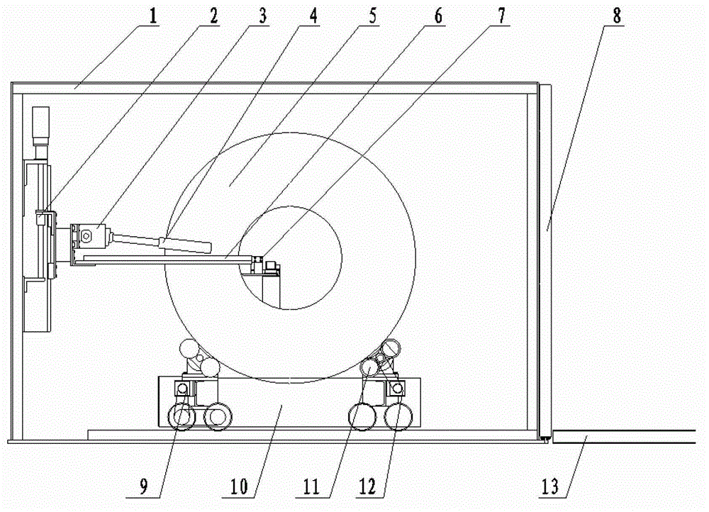 A fully automatic detection equipment for X-ray detection of engineering tires