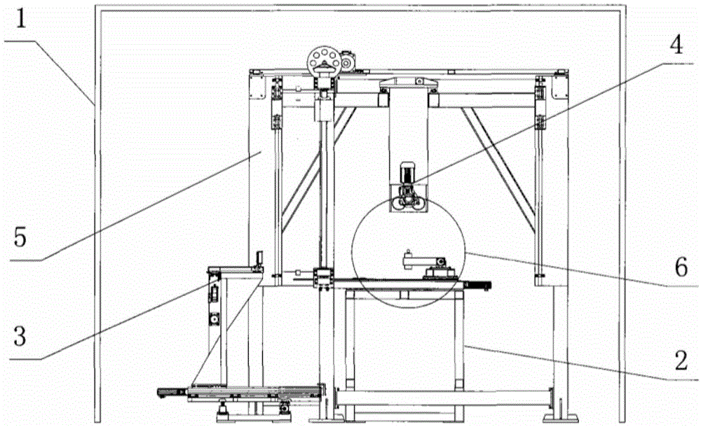 A fully automatic detection equipment for X-ray detection of engineering tires