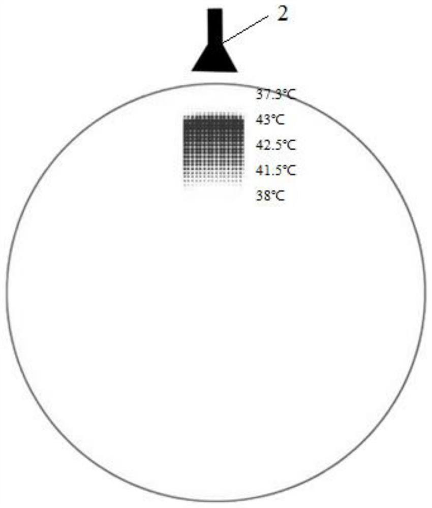 Microwave and radio frequency cooperative rotation global radiation hyperthermia system