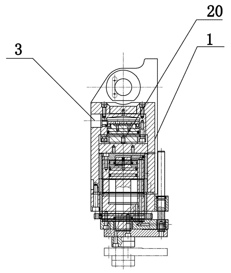 Detection oil cylinder precompression balance and filling adjustment device of powder compacting equipment