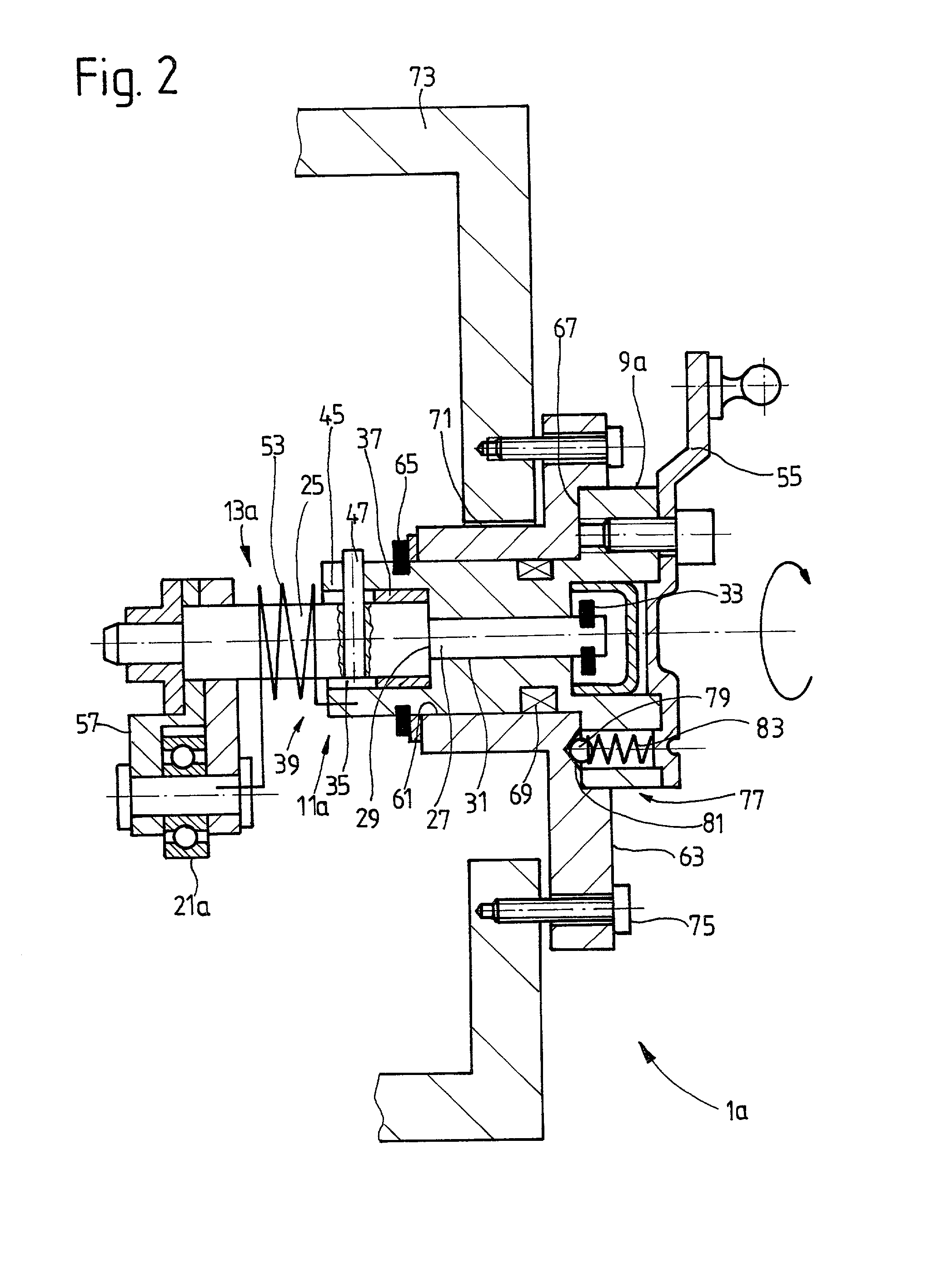 Parking brake actuating device for a parking brake arrangement in a motor vehicle