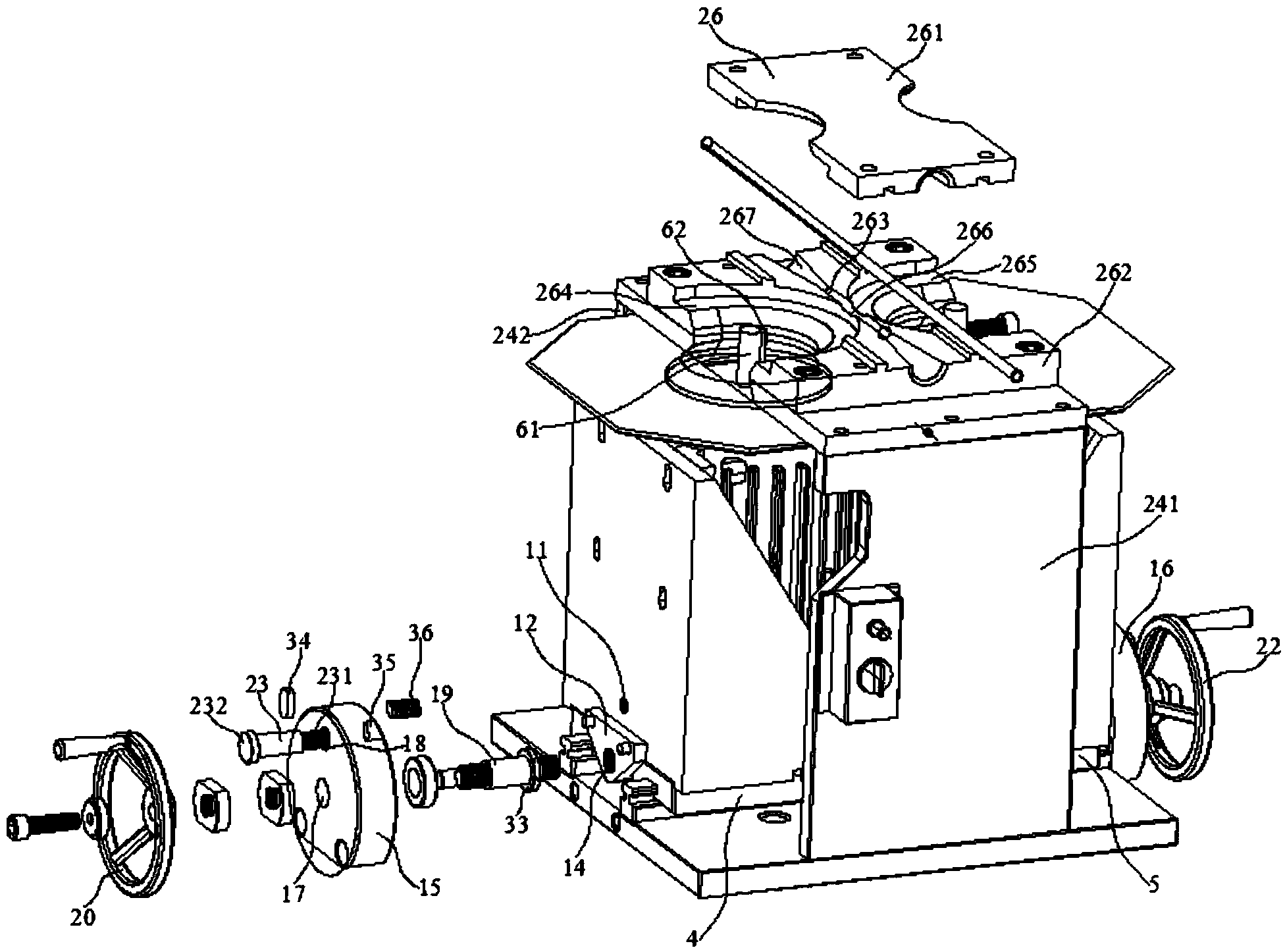 Automatic rail cable machining device