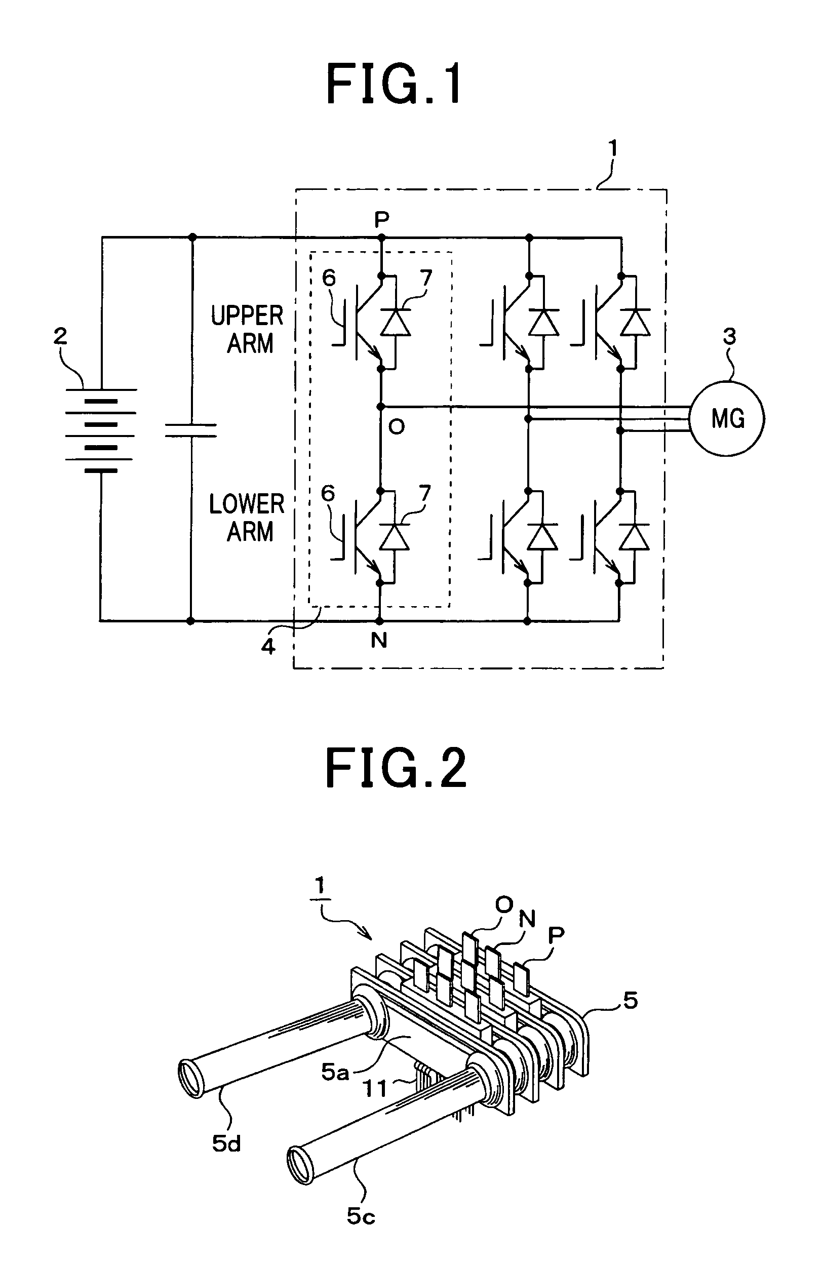 Semiconductor device accommodating semiconductor module with heat radiation structure