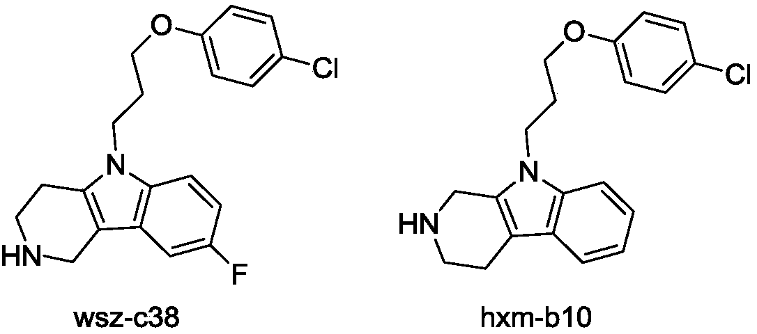 Beta- tetrahydro-carboline antifungal drug and preparation method and application thereof