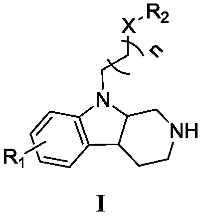 Beta- tetrahydro-carboline antifungal drug and preparation method and application thereof