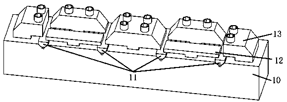 Micro milling preparation process method applied to folding waveguide slow wave structure