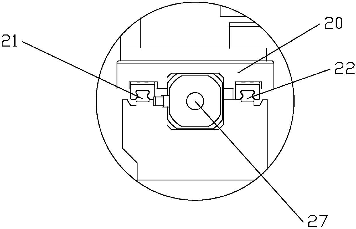 Hard rail type gantry numerical control milling machine