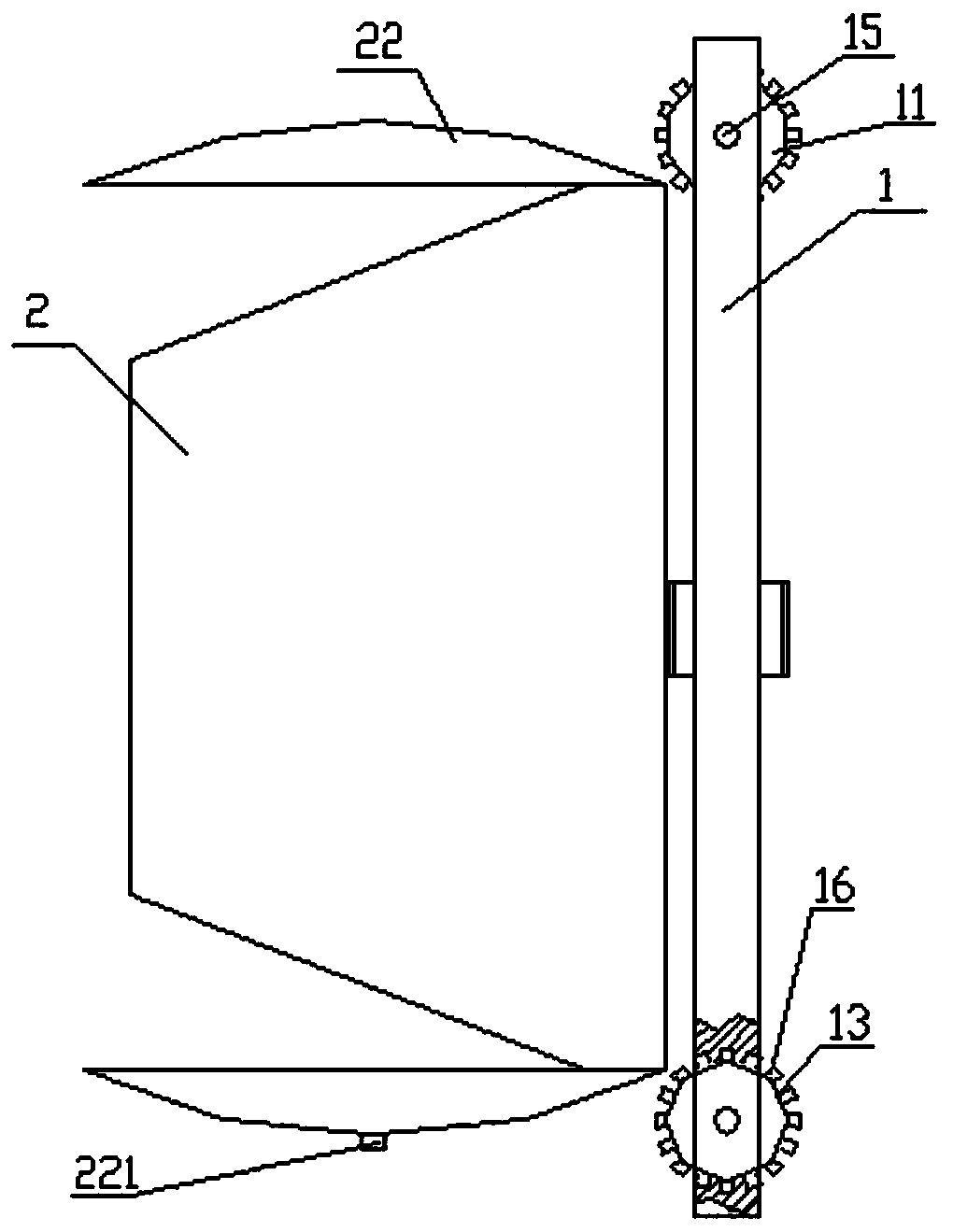 Indoor illumination rotating LED (light-emitting diode) ceiling lamp