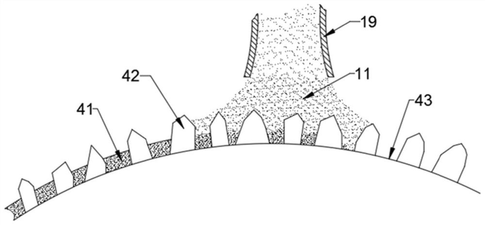 Nanolayer lubricating diamond grinding wheel grinding device based on impact wave cavitation effect