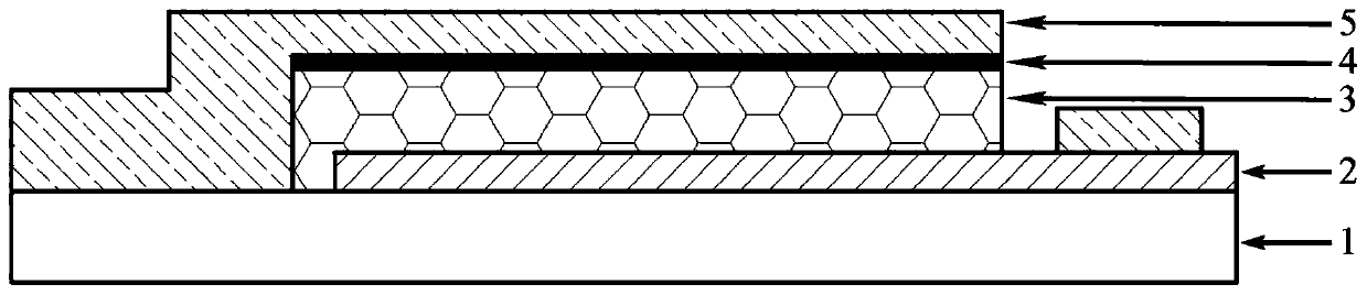 Self-powered perovskite photoelectric detector and preparation method thereof