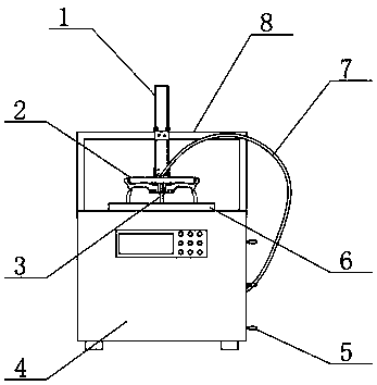 Cooling cover used before spinning of hub