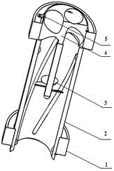 Foaming agent downhole stirring device applicable to foam draining gas recovery process