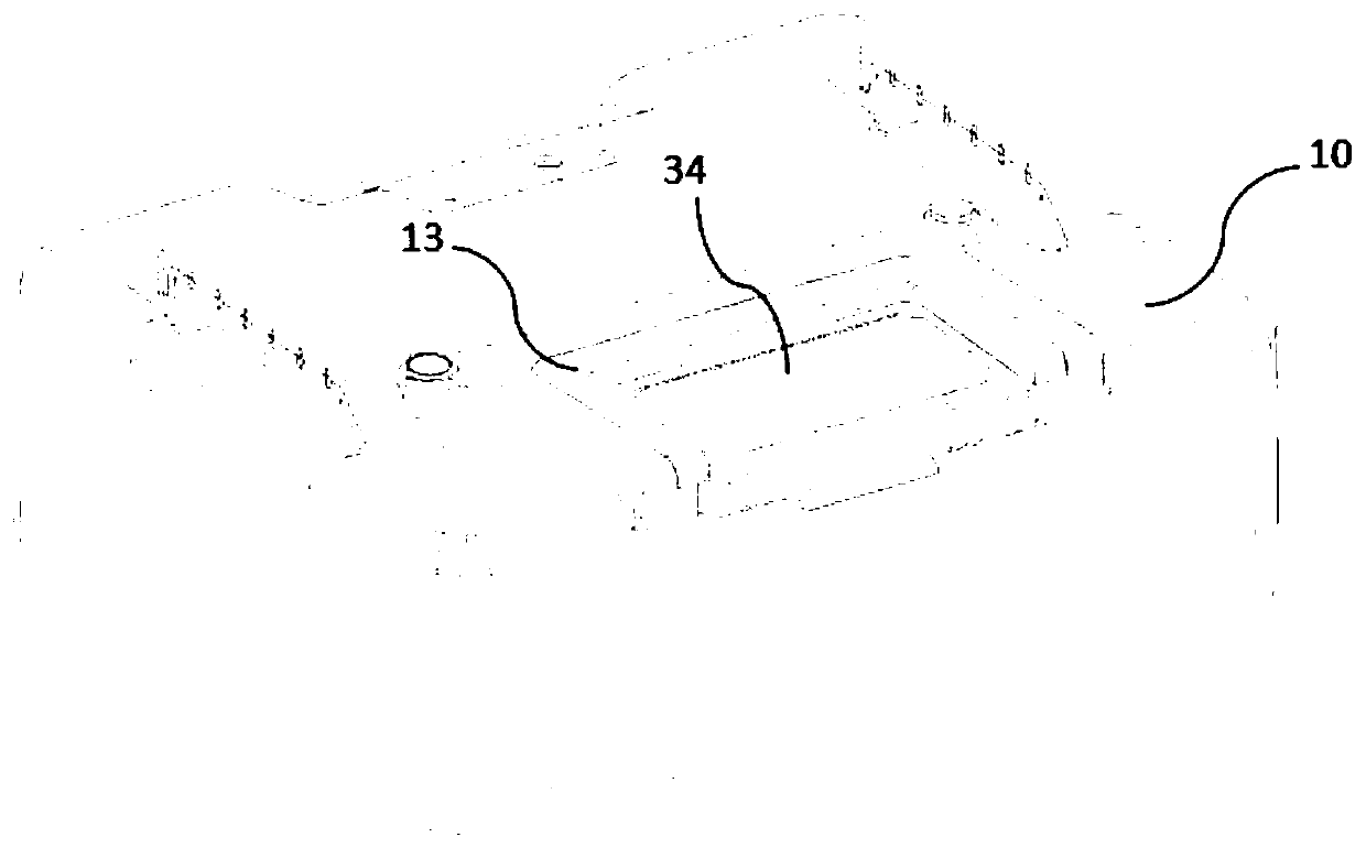 A handheld device fixing device with a push-and-eject mechanism