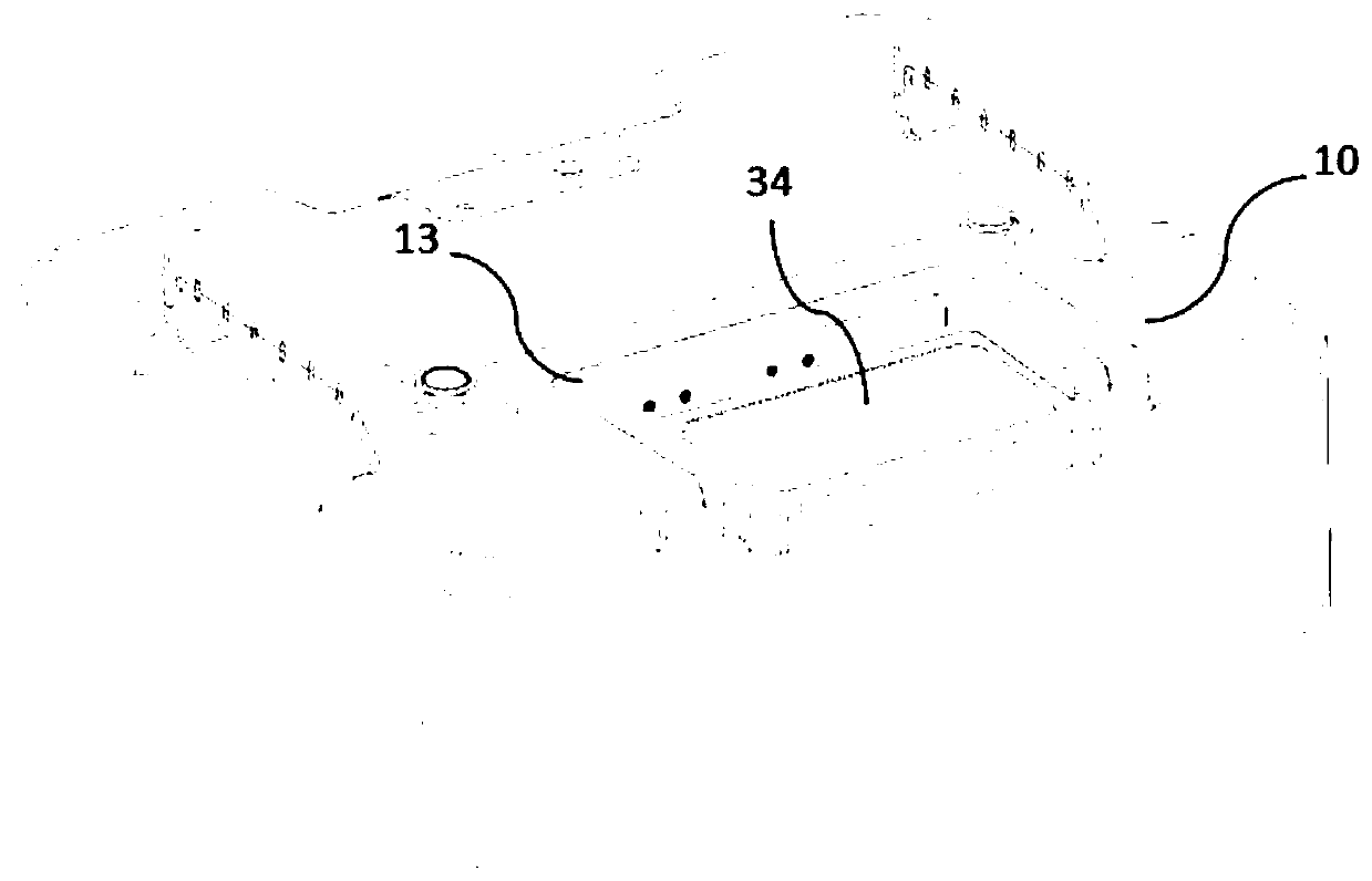 A handheld device fixing device with a push-and-eject mechanism