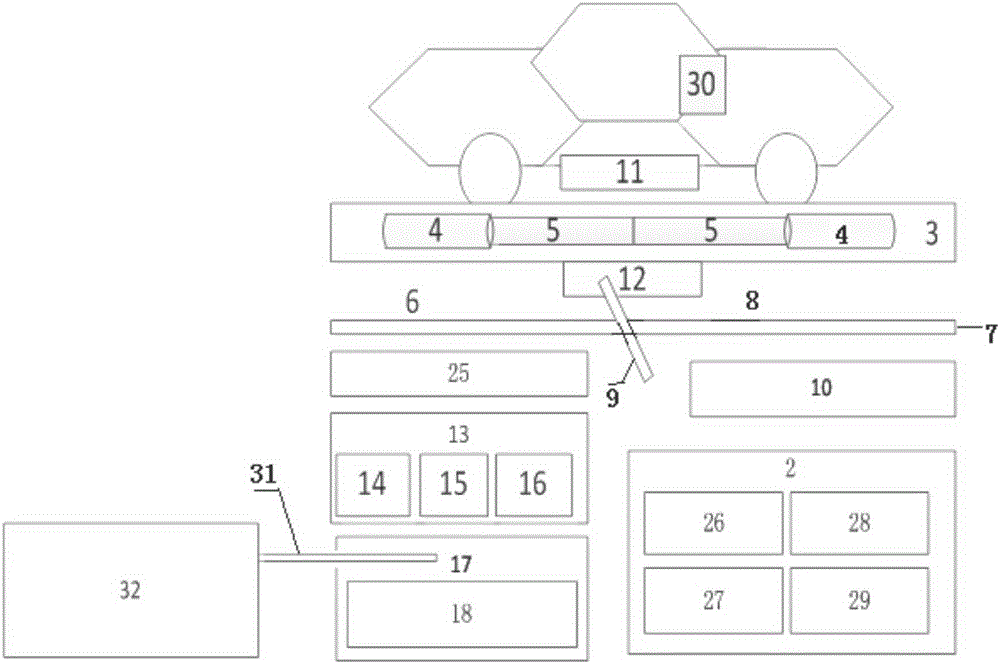 Intelligent quick charging device for electric automobiles, arranged on urban road, and intelligent quick charging method for electric automobiles