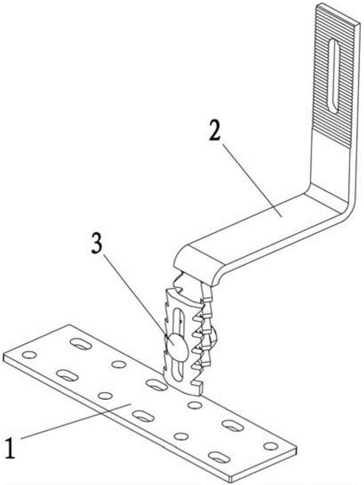 Hook structure for installing photovoltaic module on roof