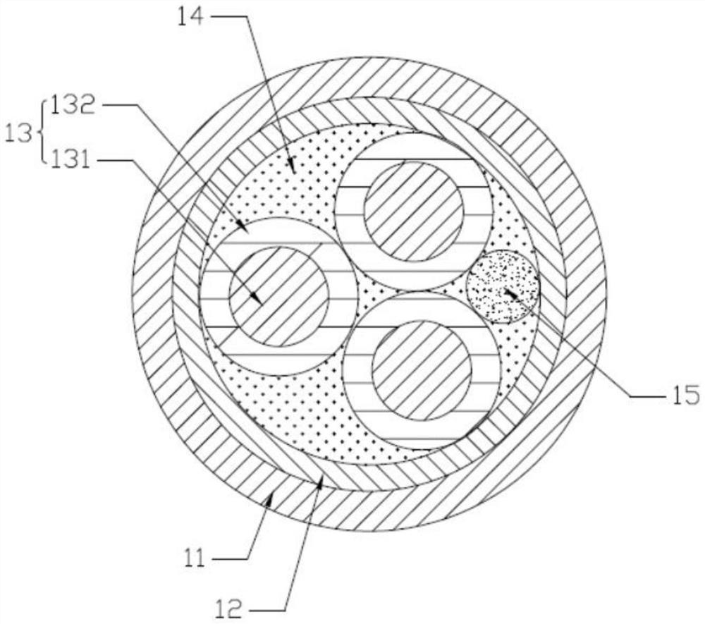 Data cable and cable drawing device