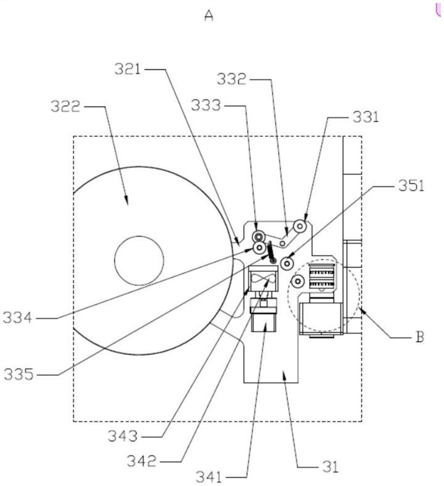 Data cable and cable drawing device