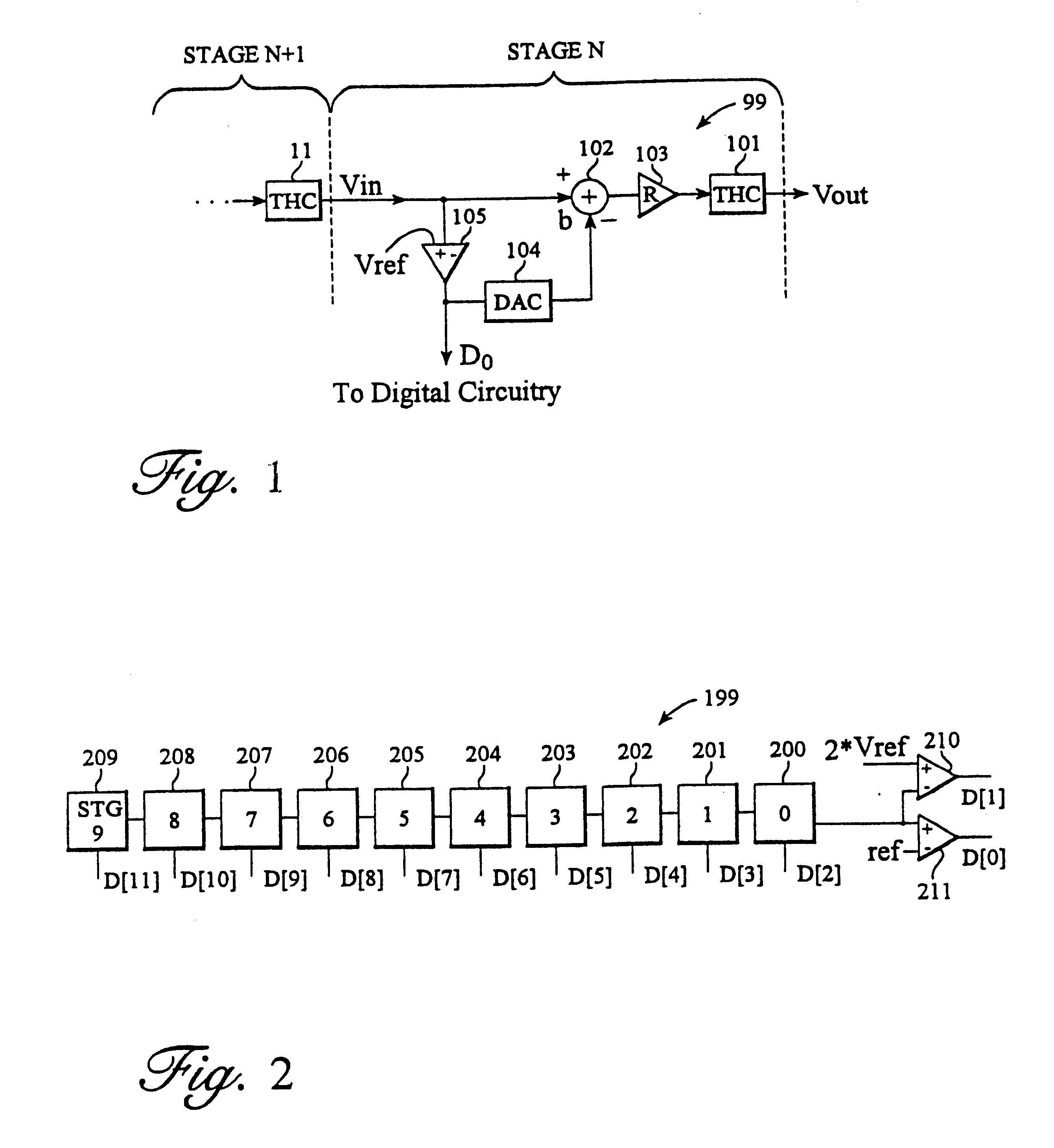 Pipelined analog-to-digital converter (ADC) systems, methods, and computer program products