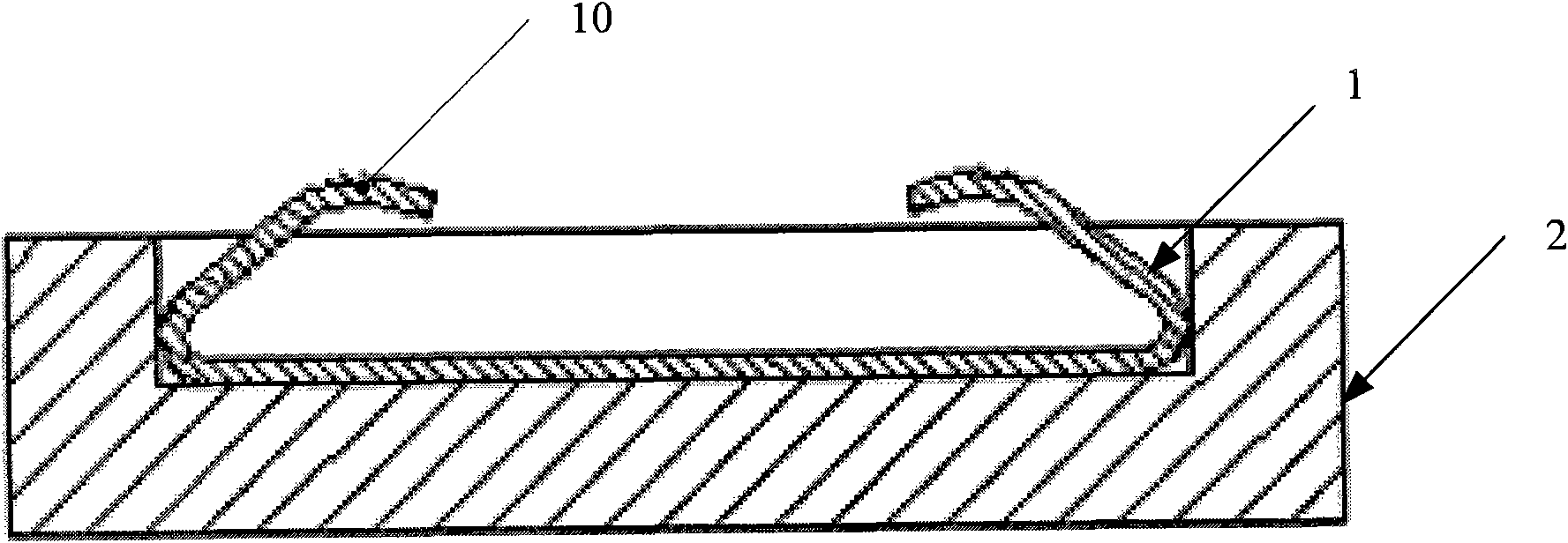 Connector among plates and electronic device