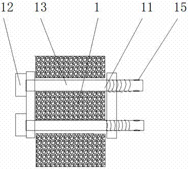 Pouring template for building construction