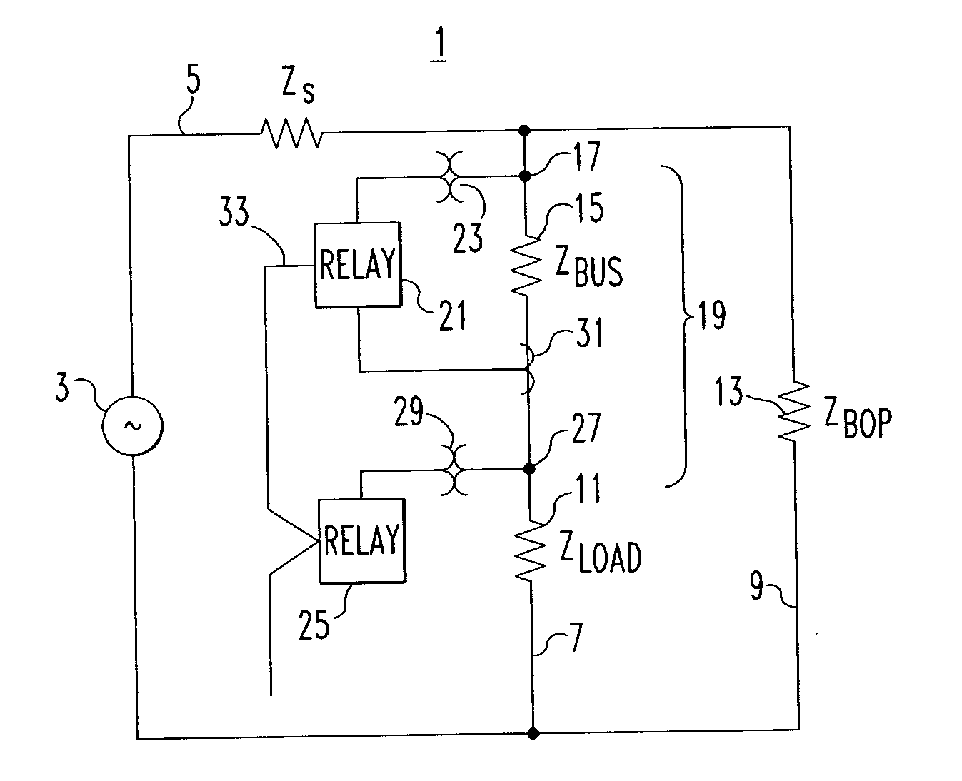 Method and apparatus for measuring impedance across pressure joints in a power distribution system