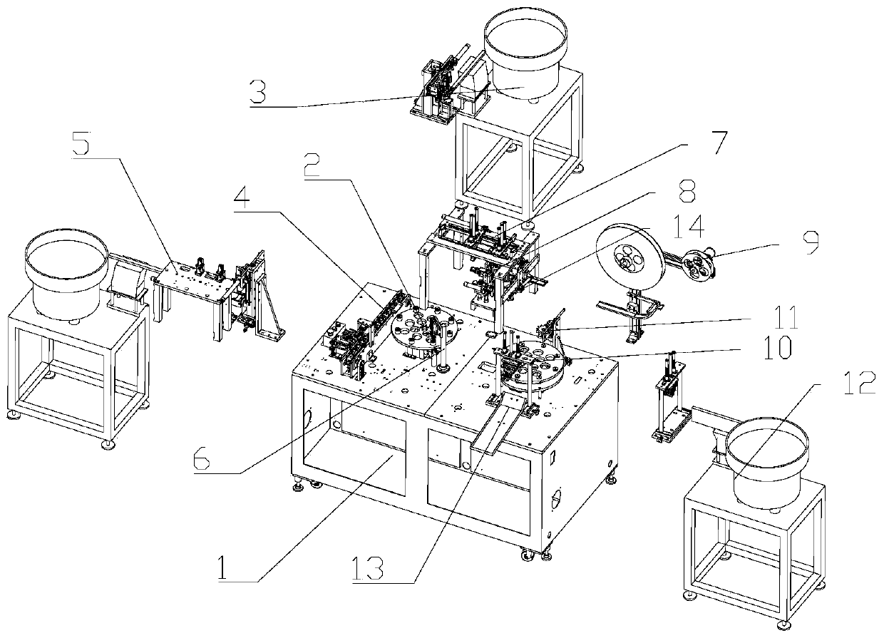 Electronic antenna and full automatic assembling method and production system thereof