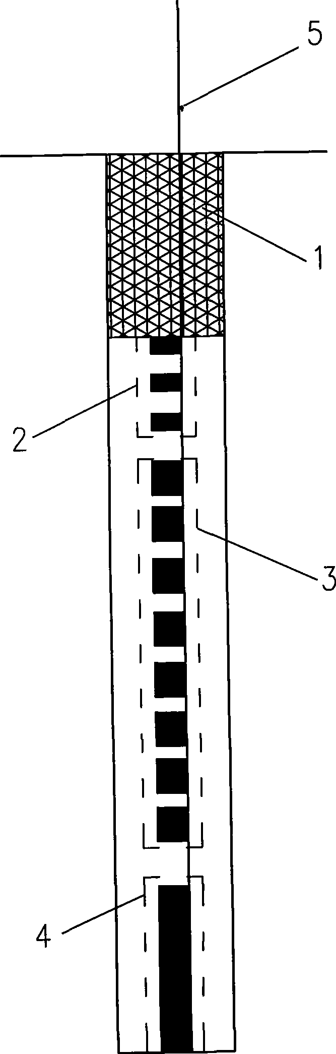 Nuclear island negative excavation ring corridor presplit blasting method