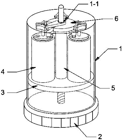 Skin surface disinfecting device for abdominal operation of obstetrics and gynecology department