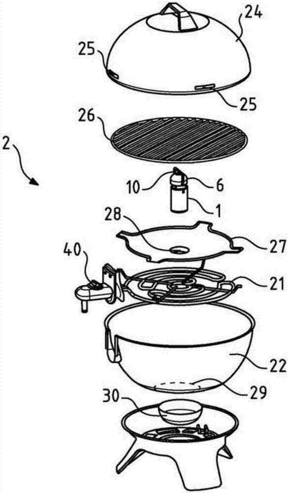 Smoke-diffusing accessory for electric barbecue