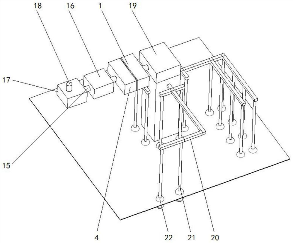 Industrial oil fume purification device with multiple oil fume purification functions