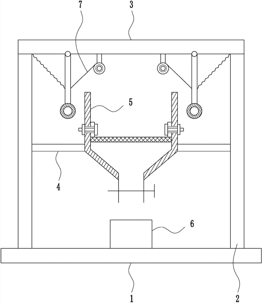 Flower pot soil collection device for potting planting