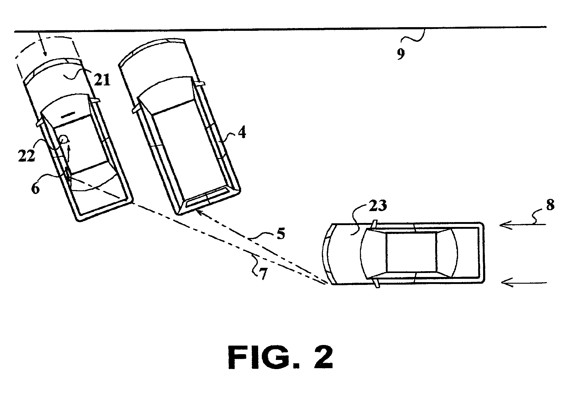 Back-up mirror system for vehicle safety when backing into lane(s) of cross-traffic with back-up mirror method