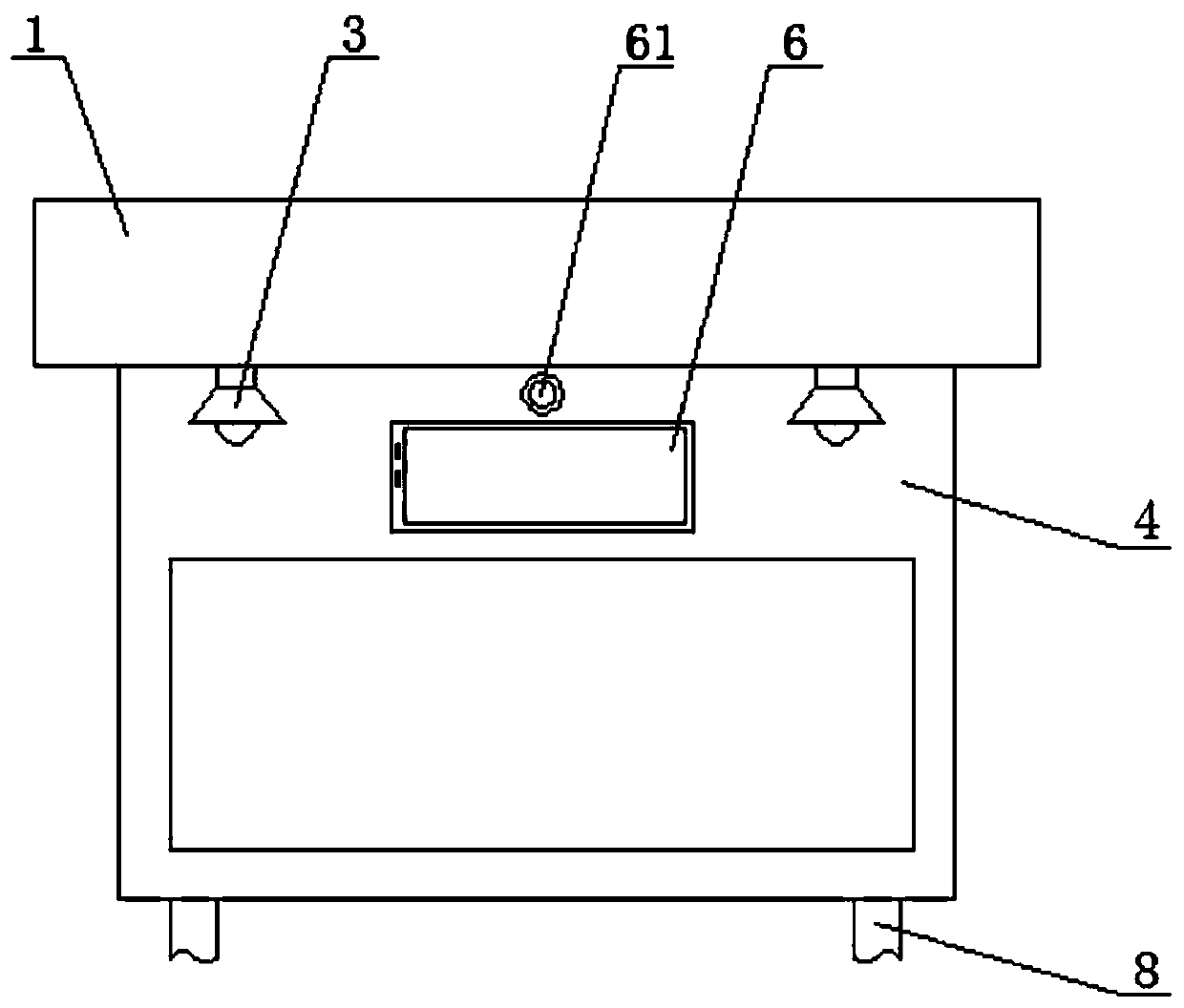 Multifunctional campus display column for psychological health of college students