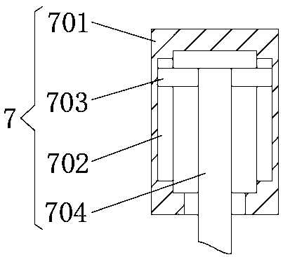 Compression push head for refuse compression station