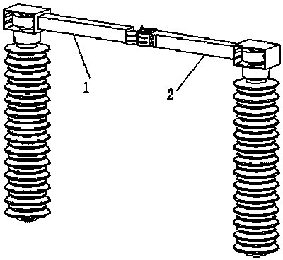 Real-time detection method for state of split knife switch