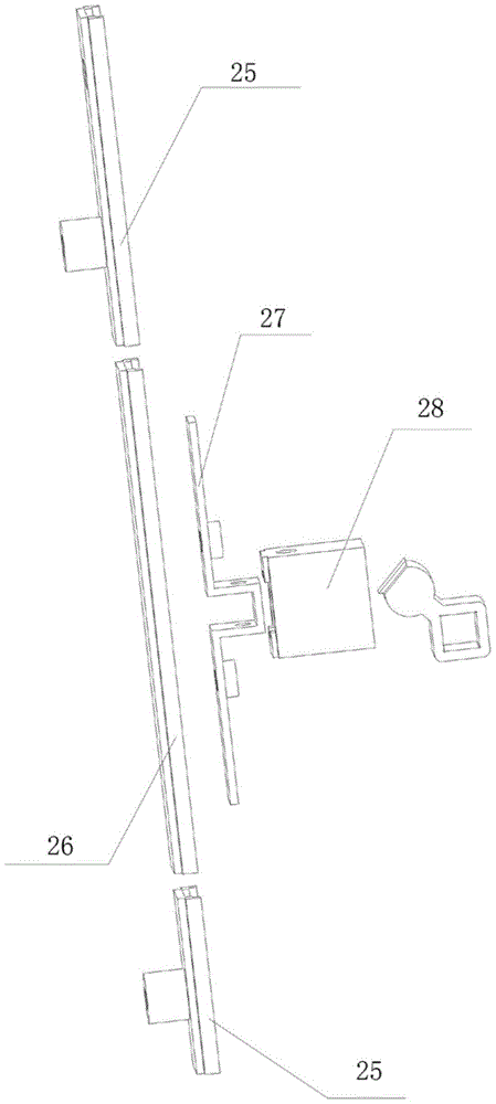 A wind brace device and method for controlling doors and windows to stop at any position with a handle